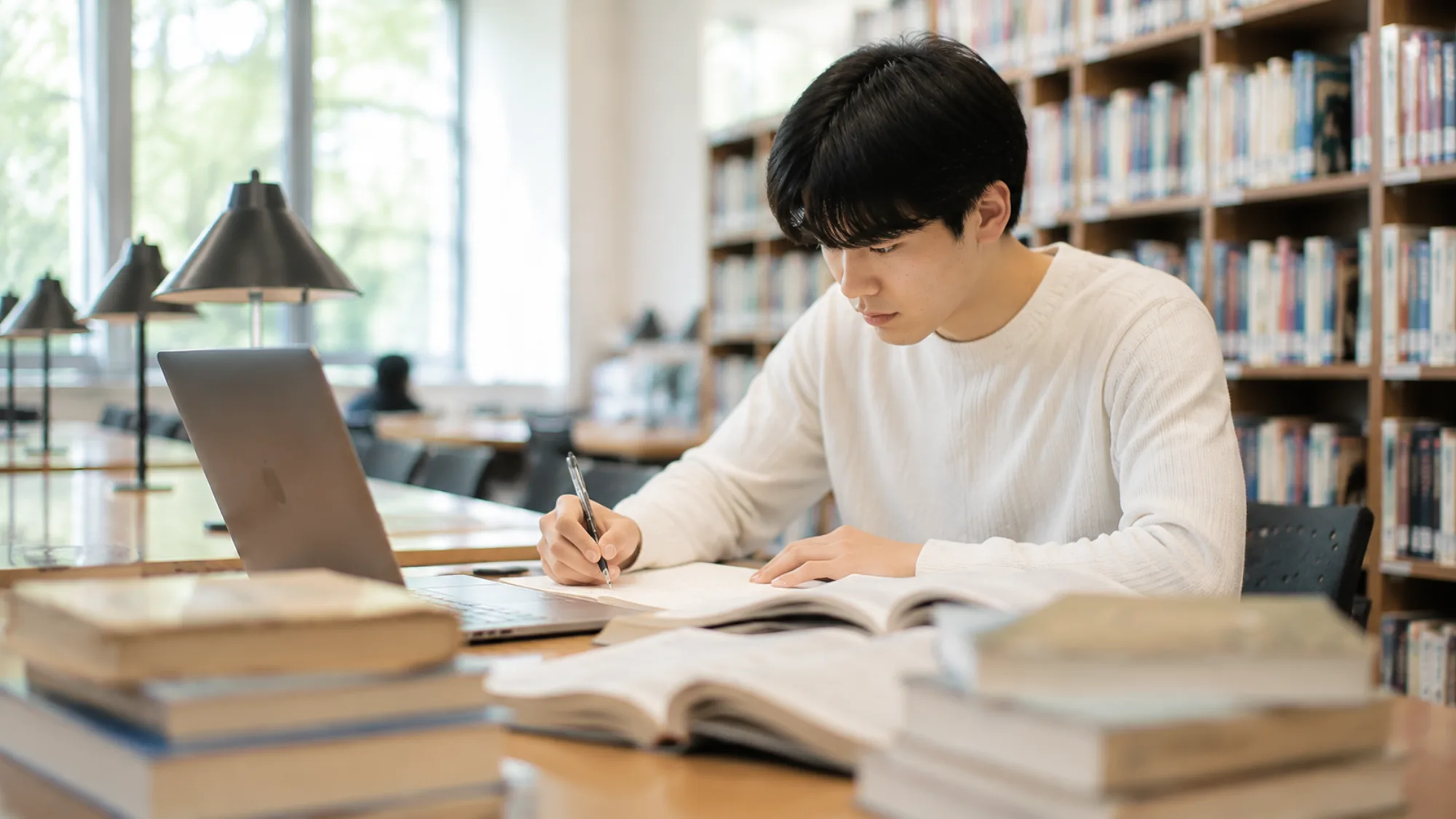 試験本番に向けて学習を進める受講生