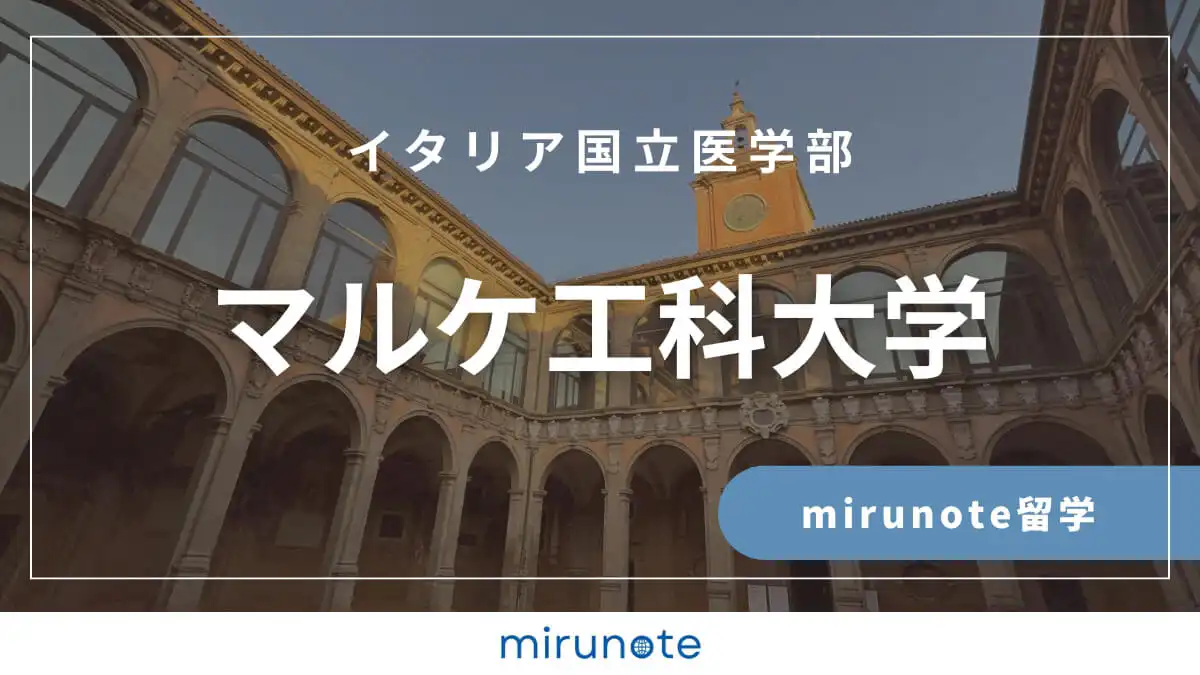 mirunote留学　マルケ工科大学医学部英語コース