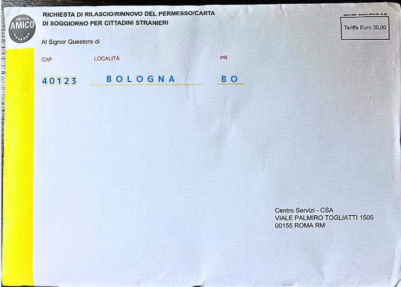 【初回】Permesso di soggiorno(イタリアの滞在許可証)の申請方法と申請用紙の書き方【記入例あり】 25 kit